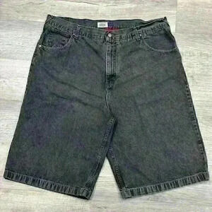 Vintage Y2K Phat Farm Denim Shorts Jorts Mens 42 Baggy Hip Hop Skate Grunge